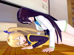 futa musaigen ingen fantom världens reina i Izumi x maj omKawakami (3D hentai )