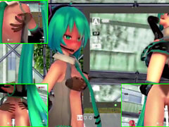 danza MMD, monstruo chica hentai, 3d MMD servidumbre