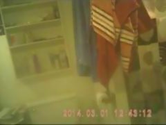 Chubby Wife Recorded Taking A Shower