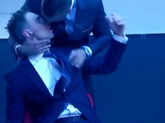 Men In Suits Ass Fuck After Dick Sucking