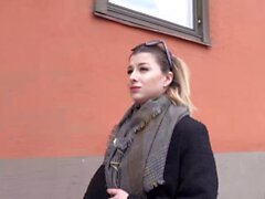 Tysk scout - tyska spelare tjej mia pickup för casting fuck