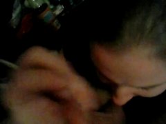 Baby girl sucking daddys dick