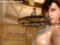 Tifa, Barret y Tifa FFVII, Cumming FFVII tifa