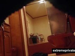 Meine heiße Beute Mom heimlich in unserem Badezimmer gefilmt
