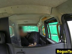 Inglese amatore tassista cockriding di di taxi