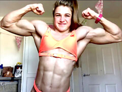 Muscle girl, muscle, muscular