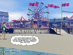 charlie zu den Carnival 3d Homosexuell Welt Comic