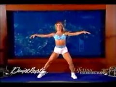 Denise Austin spandex blanc