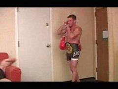 cage fighter champ fucks his prize