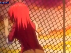 Sexy redhead anime babes having sex