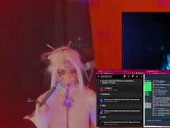 BDSM Real Futanari Scalie Pelry Goth GF Squirts cum & bindet Shibari Live Chaturbate Webcam Raw Cut