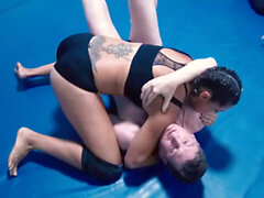 Mixed fight, wrestling