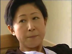 Hairy Mature asian getting fucked