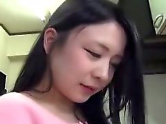 Menina adorável da Seductive coreano foda