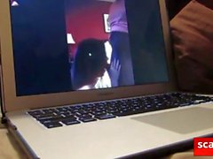 marido cornudo FaceTime con la esposa caliente