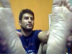 Mecs Hétéros pieds au webcam # de 137
