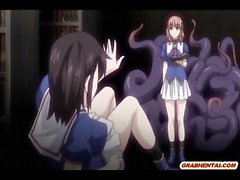 Japanilaiset anime coeds lonkerot seksiä sekä cummed allbody