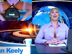 Camsoda Ryan Keely Big Titty Newscaster som leker