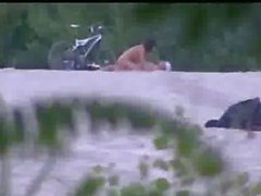 Nudists sex on the beach
