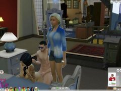Los Sims 4: Malvado Woohoo Sex MOD - Follando el barrio.