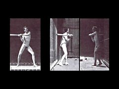 Masculino de Locomotion desnuda de Muybridge