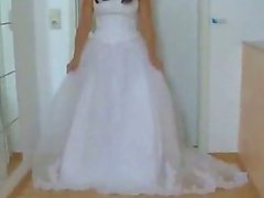 Mädchen im Hochzeitskleid Fucked Hard