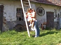 Farm cutie Olivia gets fucked and facialized