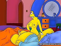 Marge Simpson'a hentai bir parodi