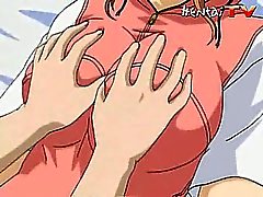 Nana hentaï se de son chaton frappé et le pressés ses seins