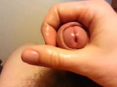 Guy danoise - Masturbating et Cumming - Vue de dessus!