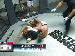 Blonde fucks the losing fighter