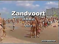 Zandvoort Dutch Plajı Topless Nudist titties 12