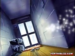 busty hentai schoolgirl gets poked doggystyle