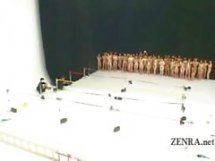Untertitel Japan Frauen Nudisten Gruppe rotem Licht grünem Licht
