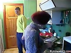 La abuelita de Rusia cachondo