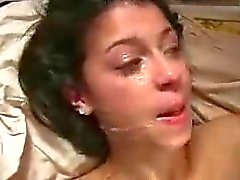 gangbang for Alexa and cum face covering