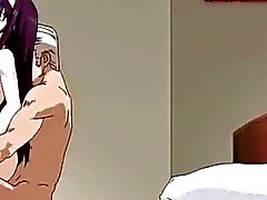 Ilustrações de anime a Virgin de Gangbang primeiro sexo