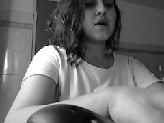 Schöne Teen auf bestem Brillenkamera der Masturbation Video- je