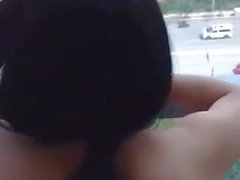 fucking asian (malaysian) gf in the balcony