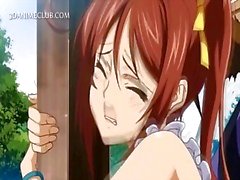 Hentai конфетка приобретает пизда а грудь схватил с ее спины