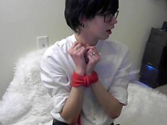 Webcam Asian chick anal onani tease