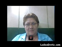 Video casero de la webcam de la abuelita amateur de LadiesErotiC