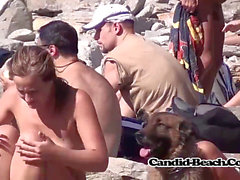 Nude beach, beach voyeur, nude beach 4k clips