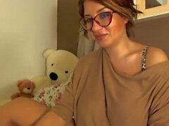 Riesige titty Webcam-Mädchen masures in den Orgasmus-Film