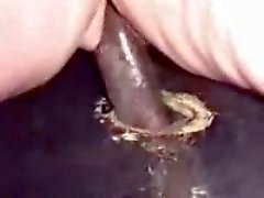 Black Creampie at Gloryhole