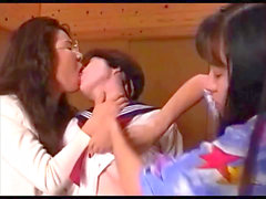 Japan, japanese threesome, japanese lesbian family