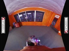 VR Cosplay X CFNM Dreier Mit Widowmaker Und Tracer VR Porno