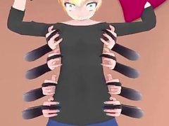 MMD Tickle main beaucoup