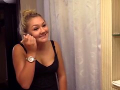 Avril Lovely Blonde Teenage Fingering Pussy and Anal Sying
