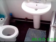 Cachés vids cam de douche amaing étudiant à douche